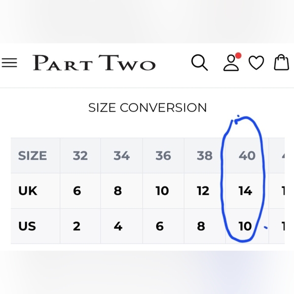 Part Two Copenhagen 100% Viscose Petine V-Neck Blouse - Picture 15 of 16